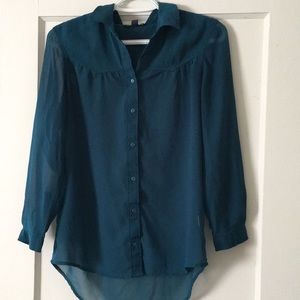 American Eagle long sleeve sheer top